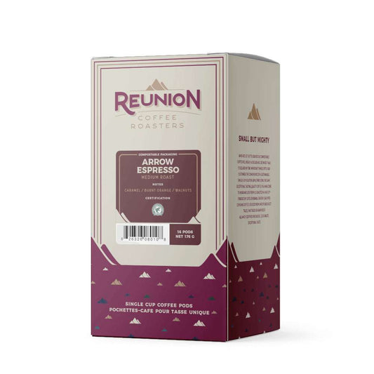 Reunion Coffee Roasters Arrow Espresso Soft Pods