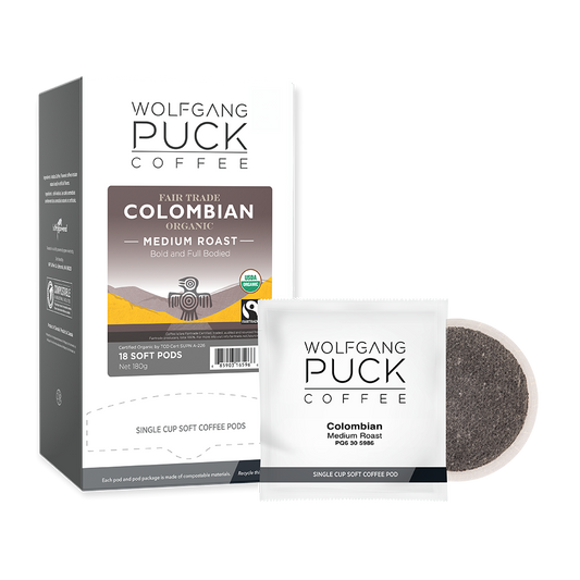 Wolfgang Puck Organic Colombian Coffee Soft Pods