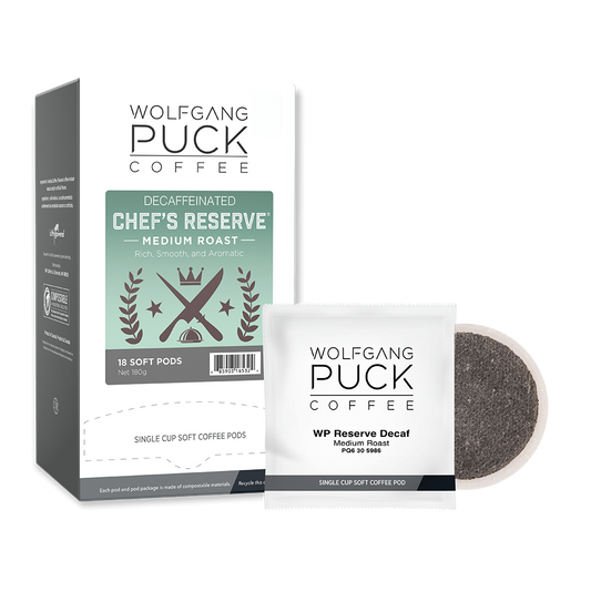 Wolfgang Puck Decaf Chef's Reserve Coffee Soft Pods