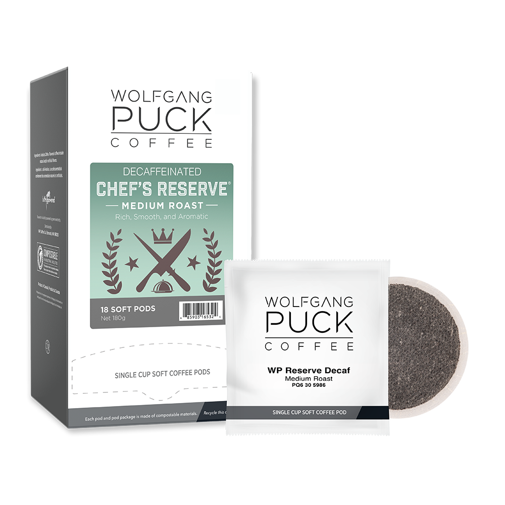 Wolfgang Puck Decaf Chef's Reserve Coffee Soft Pods